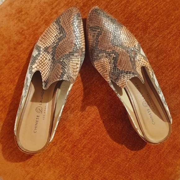 Faux Python Mules • Chinese Laundry • Size 8.5 - Picture 2 of 8
